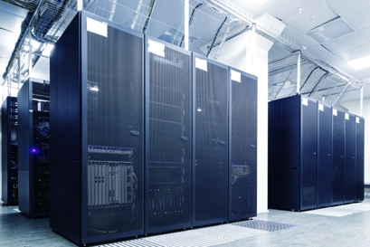 Serverruimte in datacenter