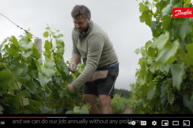 Protection des vignobles par Danfoss – Protégez les vignes contre le gel grâce à des câbles chauffants électriques