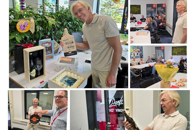 Danfoss Drives | 12half-jarig jubileum Peter van Dijk bij Danfoss Drives | 1 augustus 2024 |