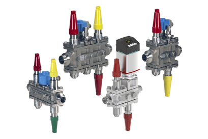 ICF Flexline™ – unmatched freedom for low charge refrigerant systems, including NeoCharge technology, with a modular valve station