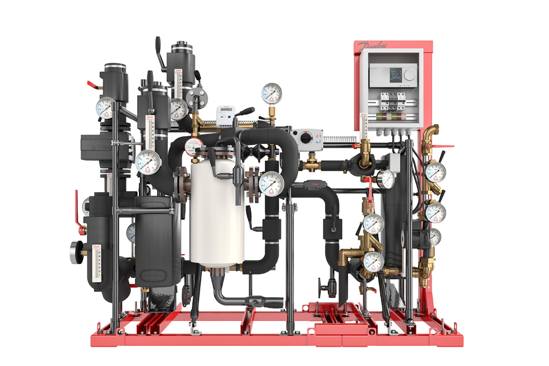 Modułowy węzeł cieplny Danfoss DSE FLEX