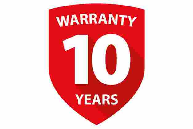 10 Years Warranty