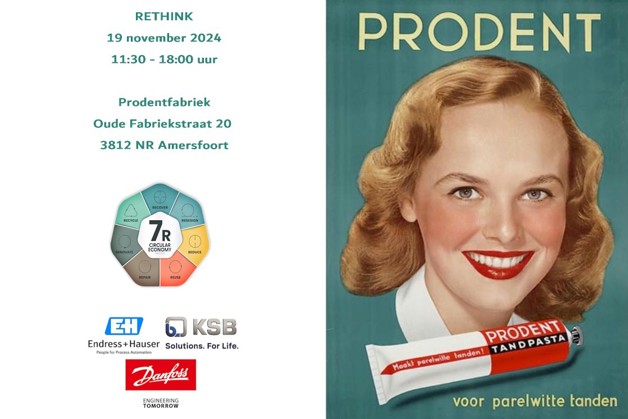 RETHINK event | 19 november 2024 | Danfoss | KSB | Endress+Hauser | 7R | Circulaire economie | F&B | Prodentfabriek Amersfoort
