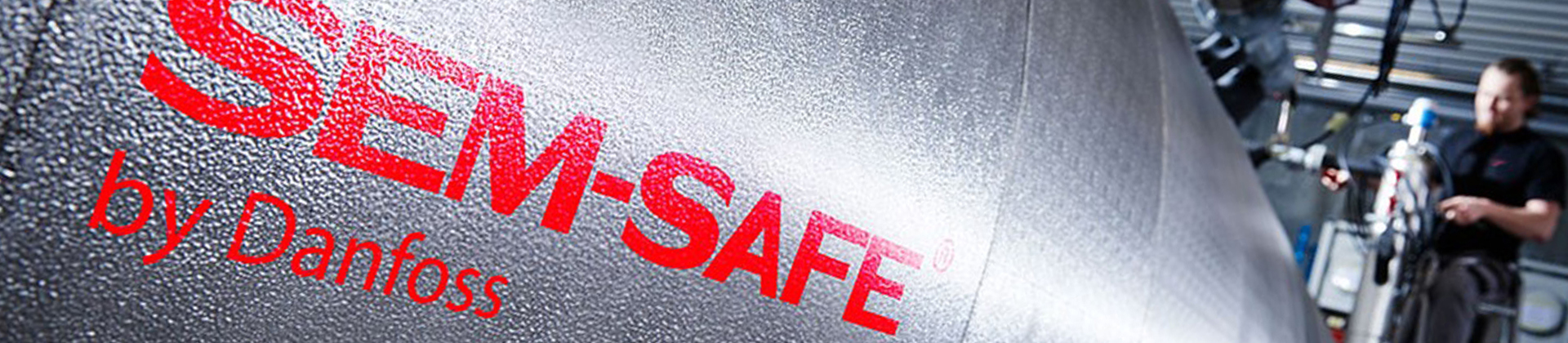 Una de las unidades de seguridad contra incendios SEM-SAFE de Danfoss