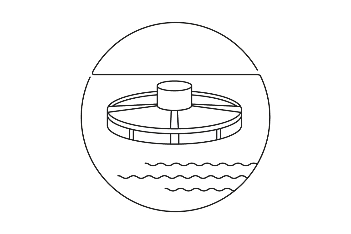 Ocean fish farms
