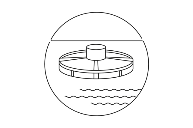 Ocean fish farms