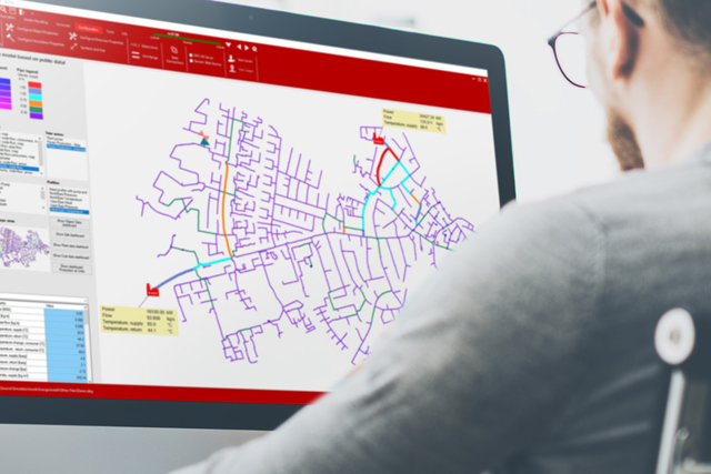 Modèle de démonstration du réseau Leanheat