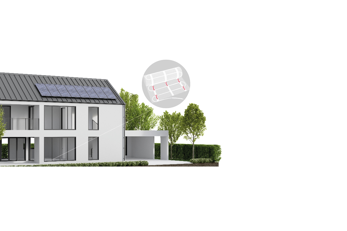 Chauffage par le sol et photovoltaïque