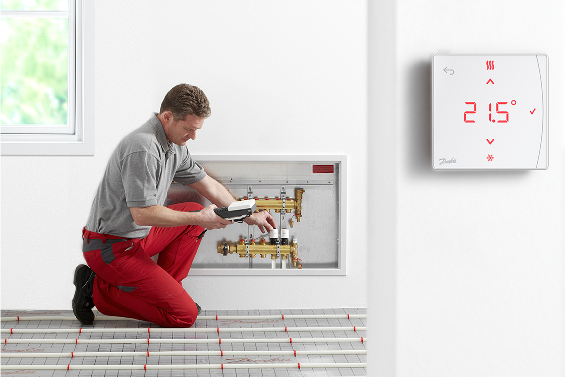 Розумне опалення та охолодження від Danfoss