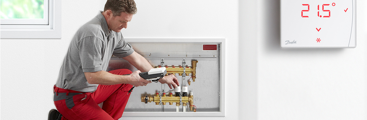 Розумне опалення та охолодження від Danfoss