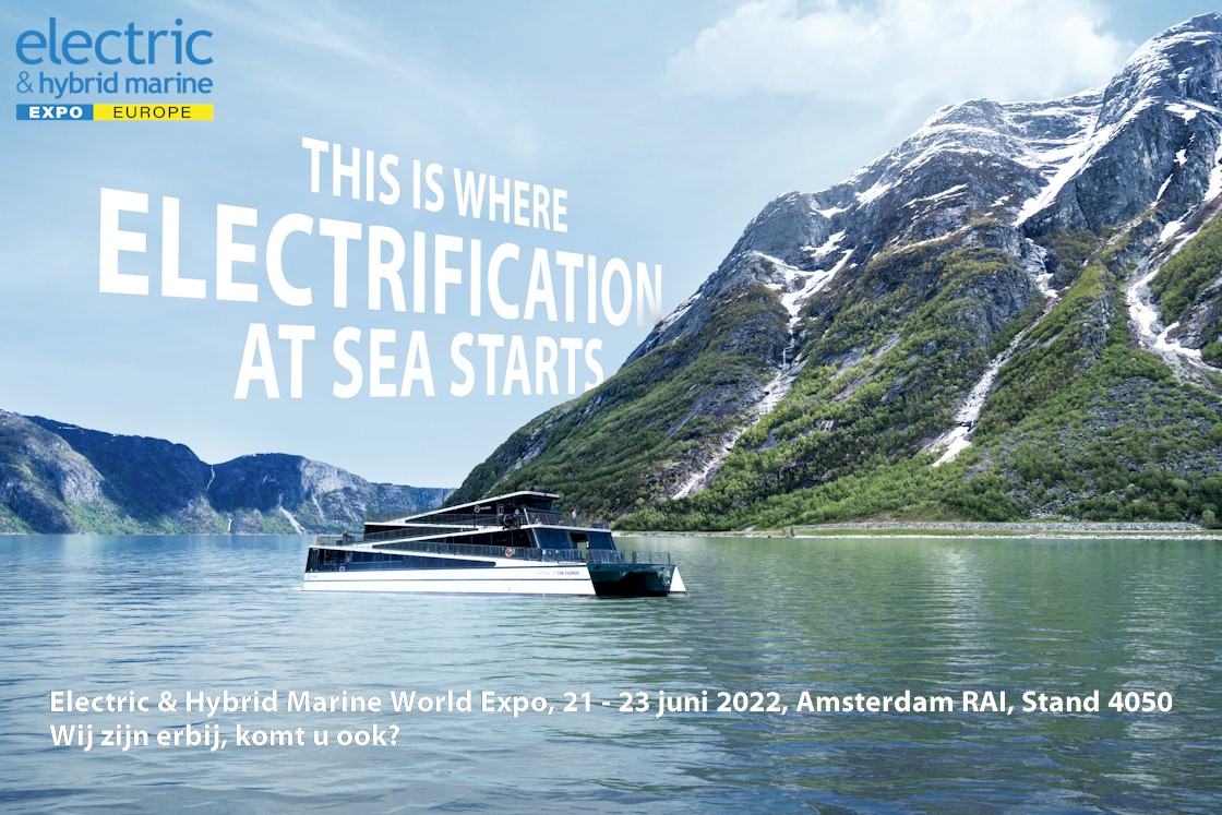 Danfoss Drives op Electric and Hybrid Marine World Expo 2022, Stand 1166