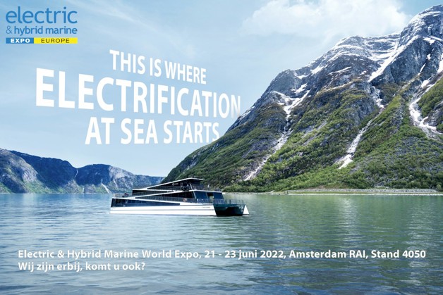 Danfoss Drives op Electric and Hybrid Marine World Expo 2022, Stand 1166