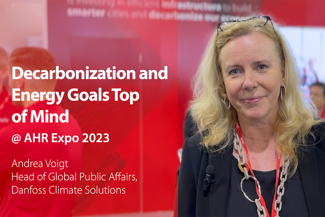 Andrea Voigt at AHR expo