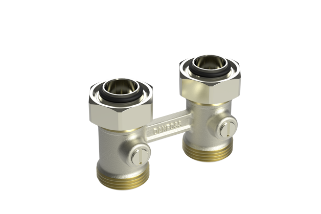 Н-подібні запірні клапани RLV-KB для радіаторів із вмонтованим термостатичним клапаном