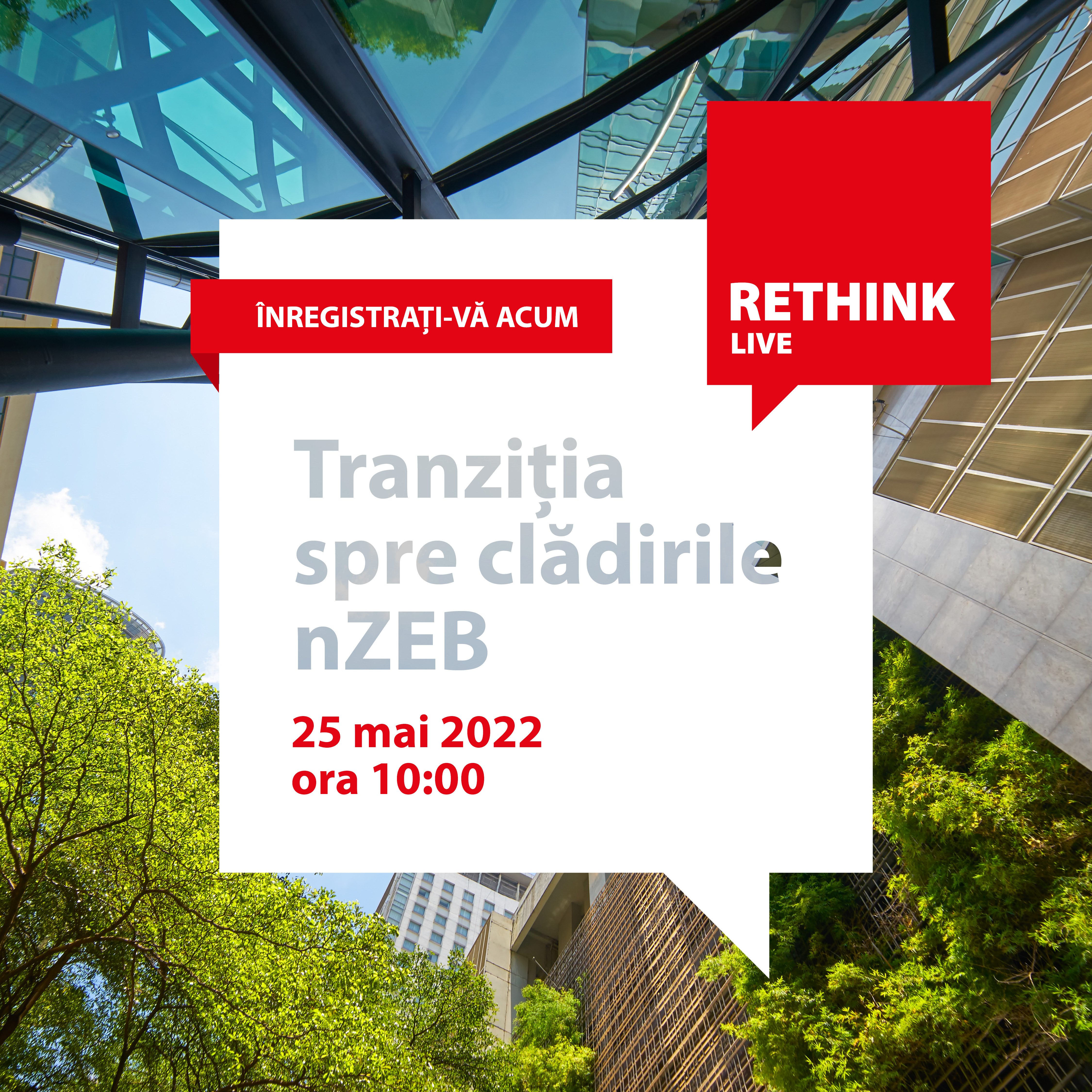 Tranziția spre clădirile nZEB - 25 mai, de la ora 10:00