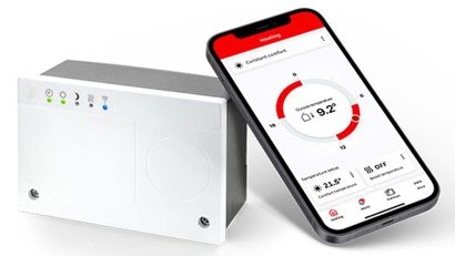 Regulator instalacji CO: ECL Comfort 120 + ECL Go