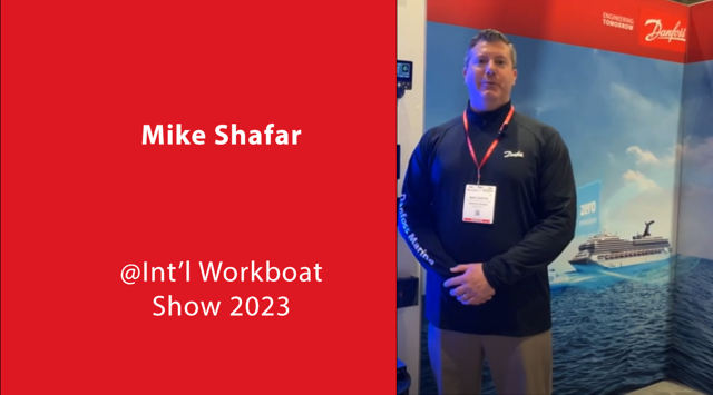 Mike Shafar Danfoss workboat 2023