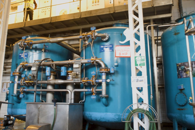 Hydrophore system at Carlsberg brewery in Poland