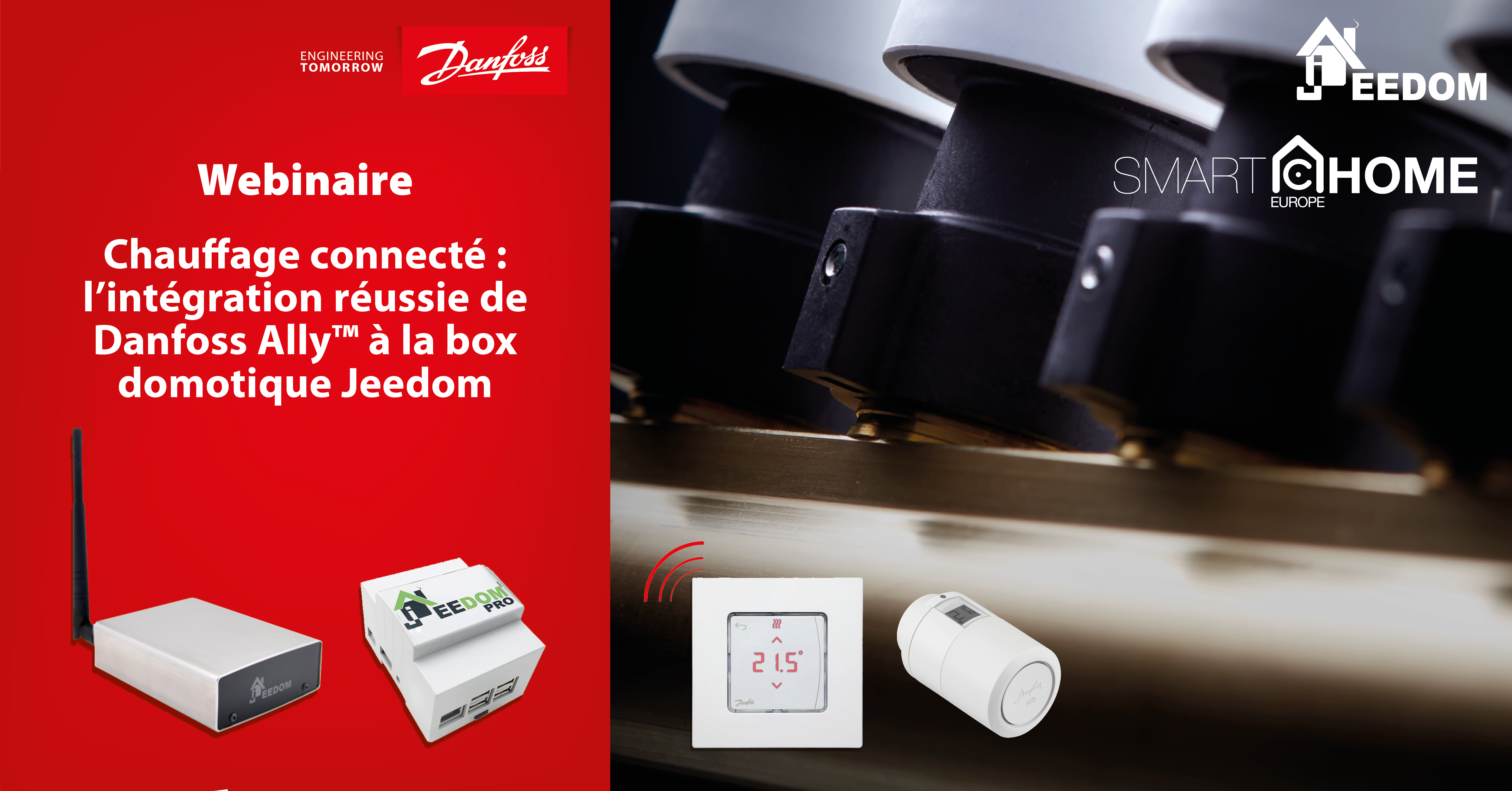 Jeedom chauffage connecté avec Danfoss Ally - domotique