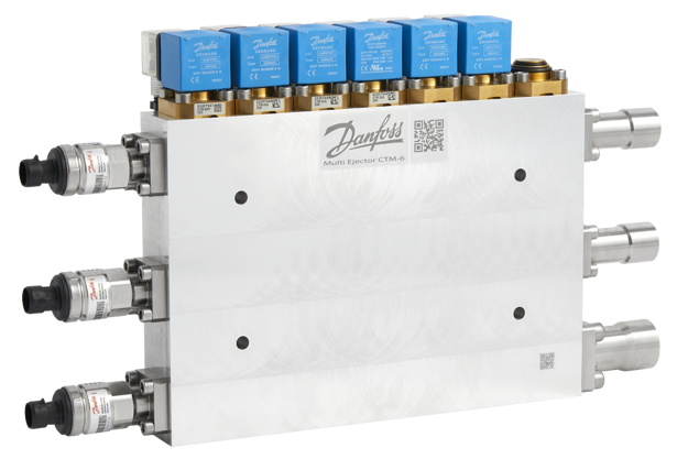 Die Multi Ejector Solution von Danfoss für transkritische CO₂-Systeme