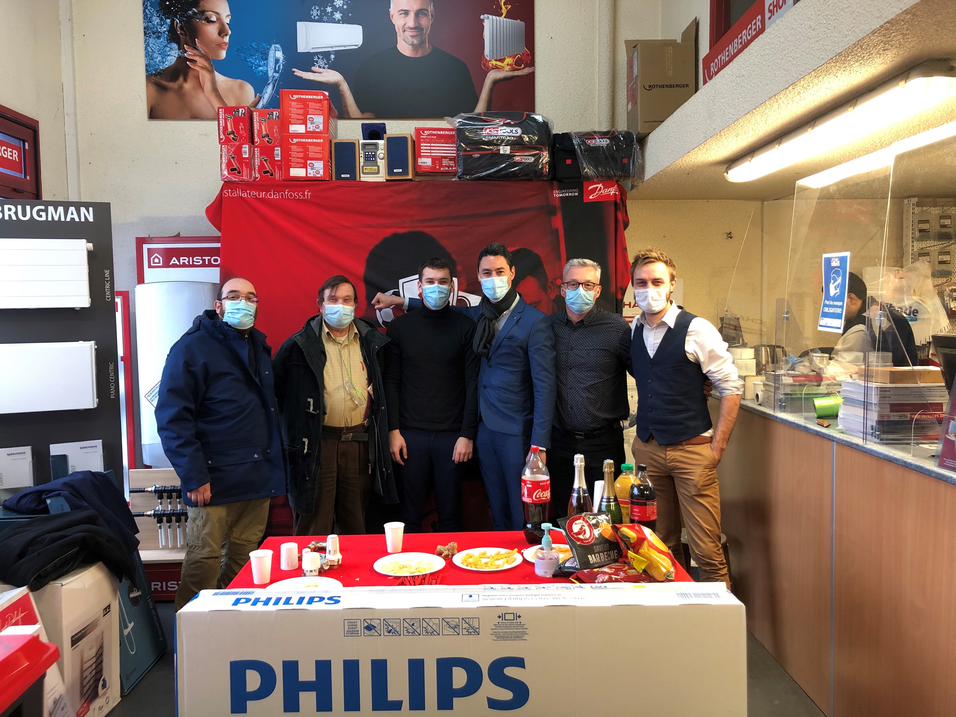 Remise des prix Jean Luc Peronnet Installateur