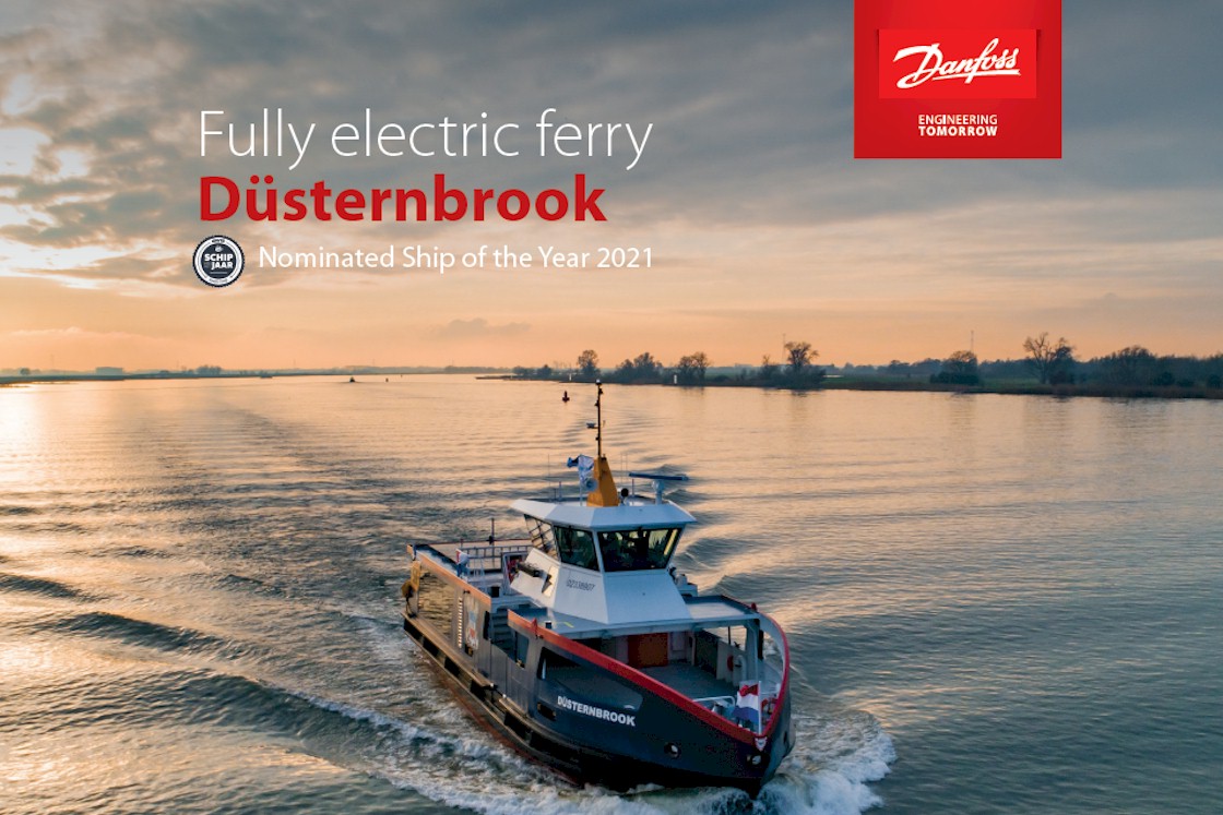 Voetveer ‘Düsternbrook’, ontworpen en gebouwd door Holland Shipyards Group uitgevoerd met Danfoss frequentieregelaars
