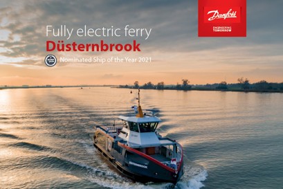 Voetveer ‘Düsternbrook’, ontworpen en gebouwd door Holland Shipyards Group uitgevoerd met Danfoss frequentieregelaars