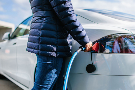 Charging electrical vehicle