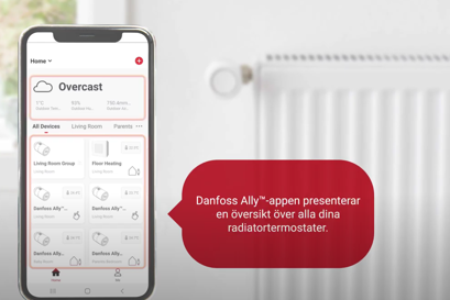 Danfoss Ally™-appen - Hur du ställer in ett veckoschema