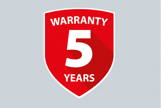 5 års garanti