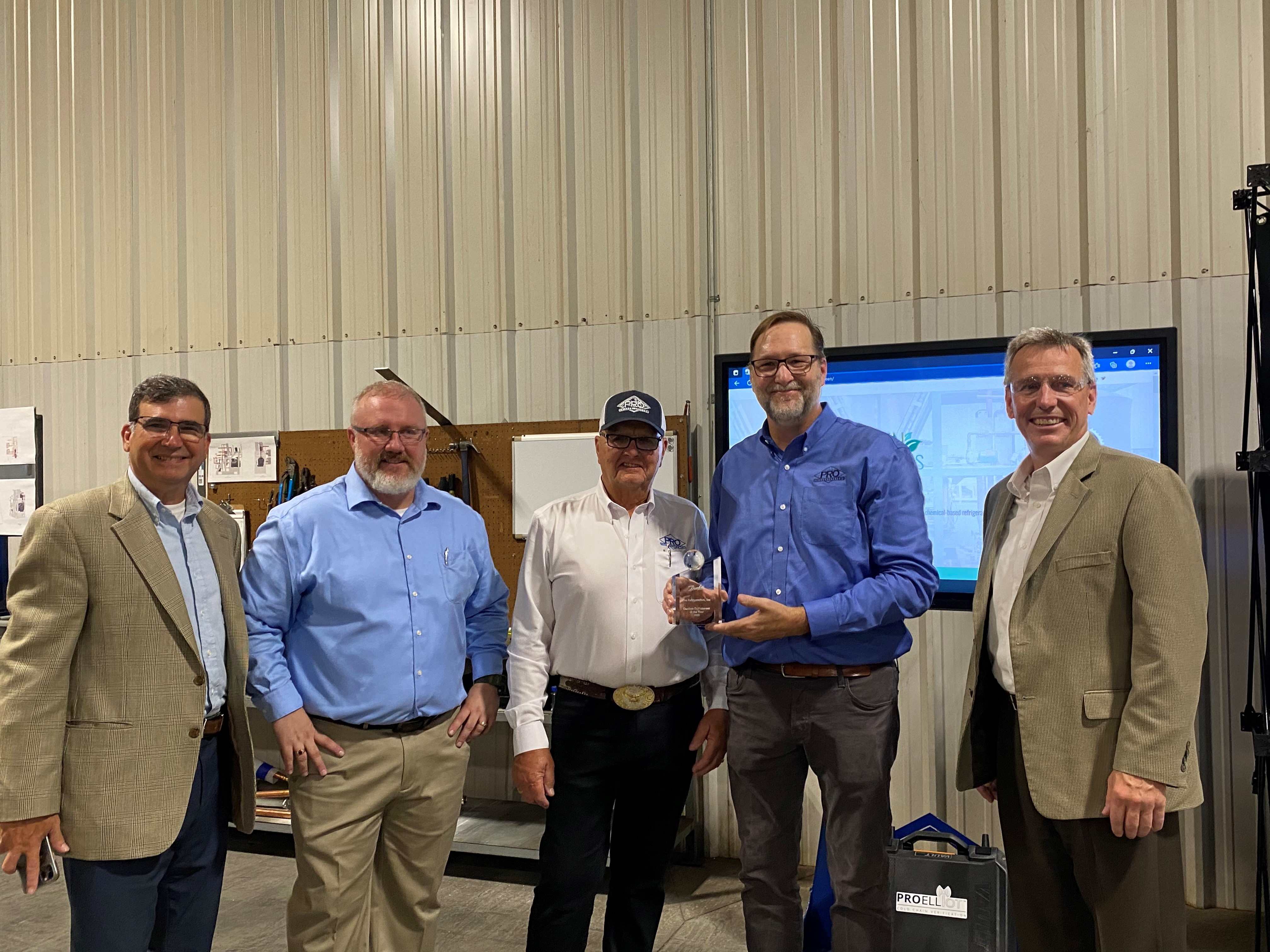 Pro Refrigeration wins the 2022 Envisioneer of the Year Award