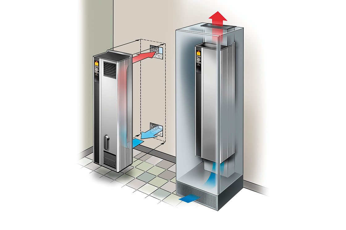 Drawing of back-channel cooling