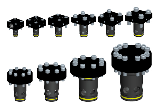 CVI/CVCS slip-in cartridge valves