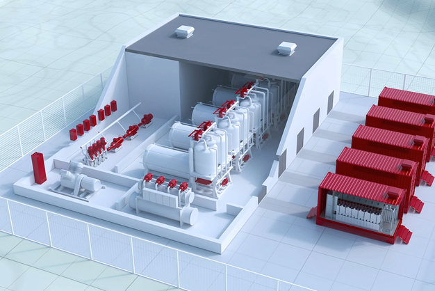 Electrolyzer plant 
