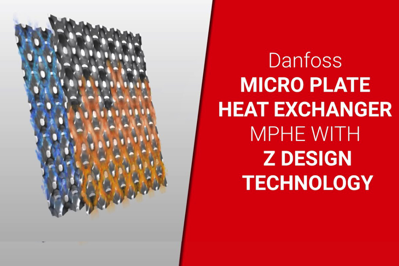 Płytowy wymiennik ciepła Danfoss z technologią Micro Plate