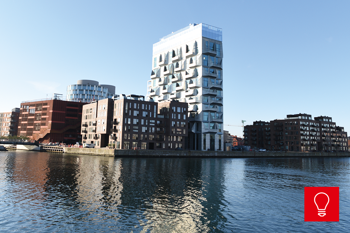 Energy efficient buildings, Nordhavn in Copenhagen