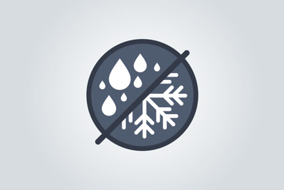 Ingen fare for oversvømmelse eller frostskader 