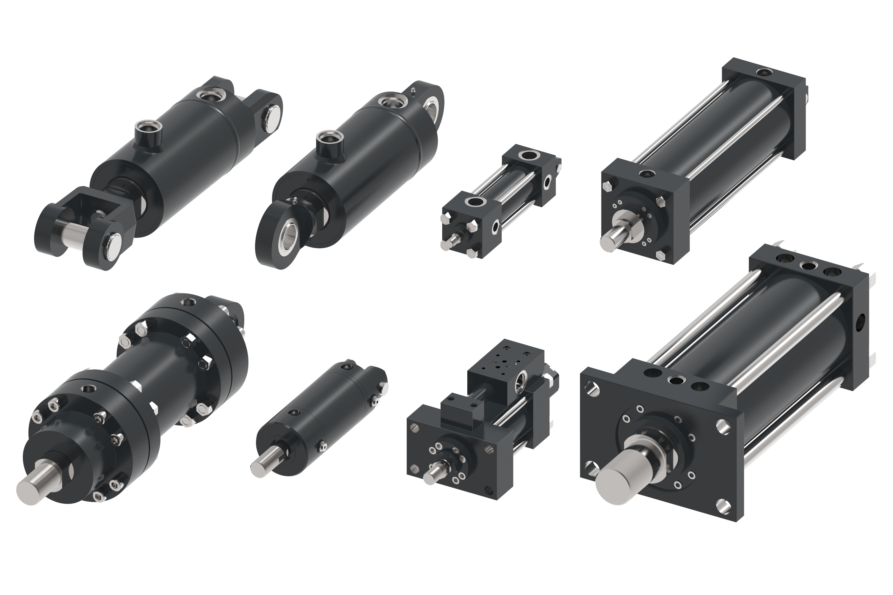 Pneumatic threaded cylinders - T series
