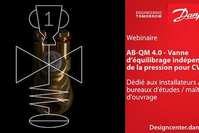 Webinaire en ligne Danfoss AB-QM 4.0 - réseau hydraulique de chauffage