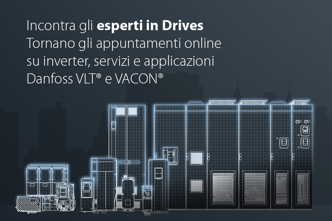 Appuntamenti online con gli esperti Danfoss Drives
