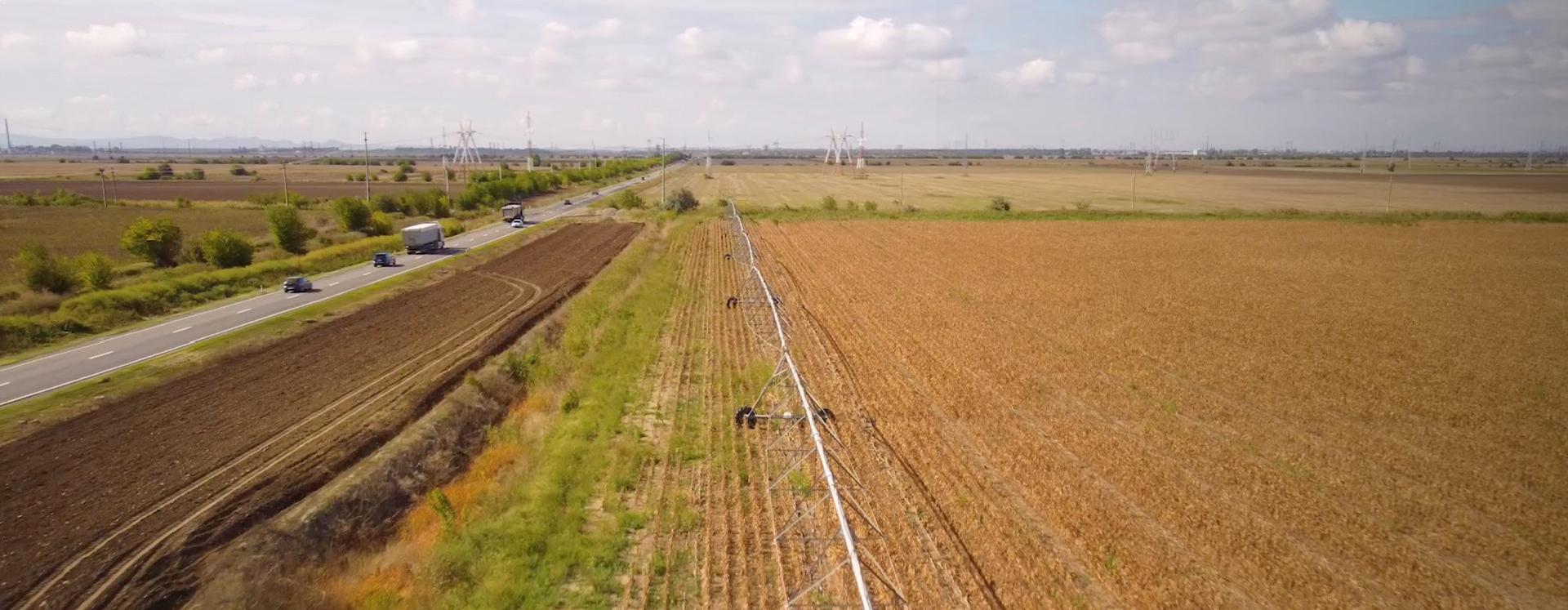 El campo rumano tras el proyecto de riego