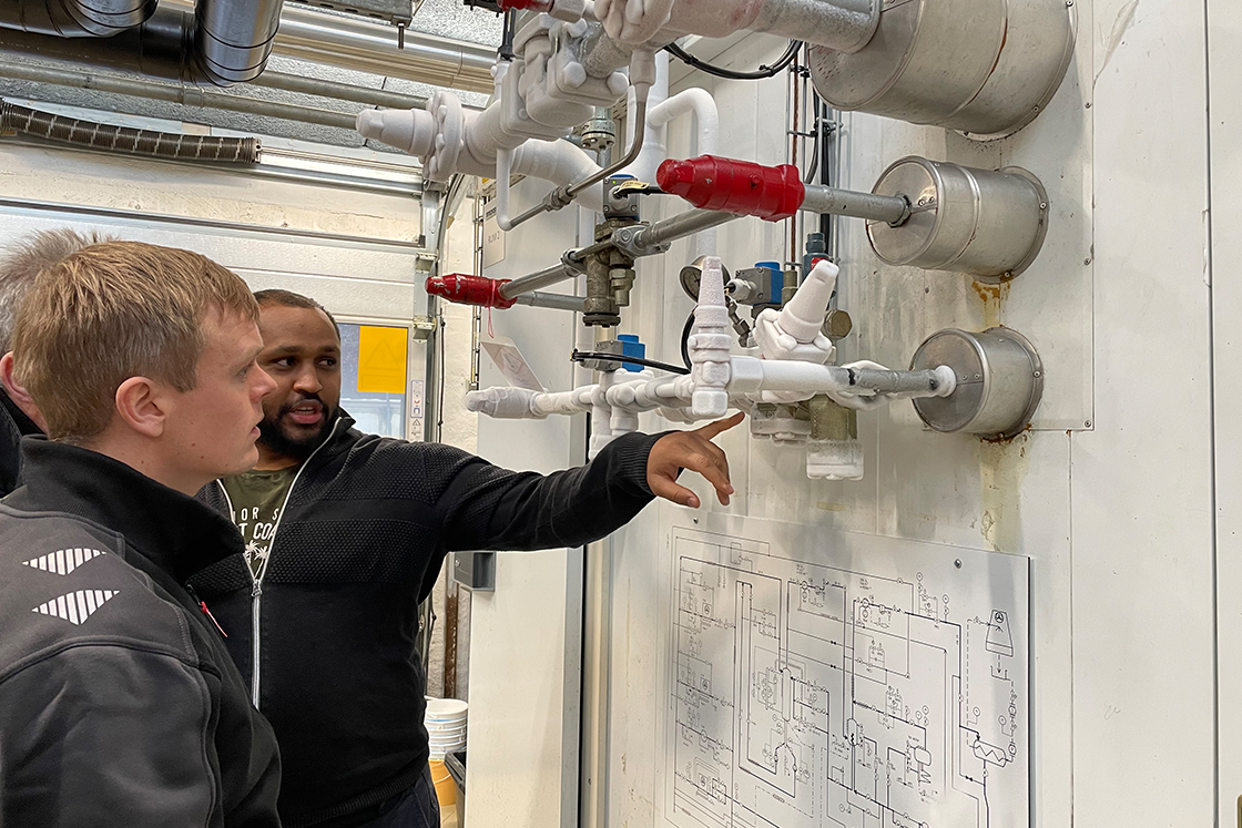 IRF training close up