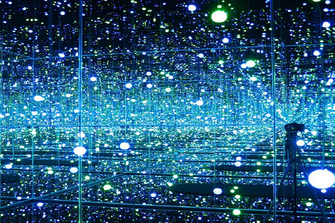 ‘Gleaming Lights of the Souls’ installation, Yayoi Kusama.