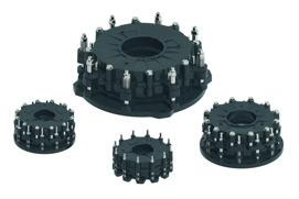 Air-cooled disc clutches and brakes