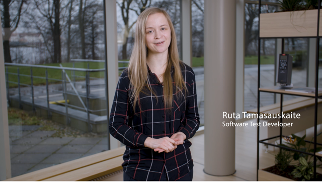 Ruta Tamasauskaite, Software Test Developer<