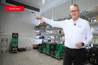 Soluções de refrigeração para pequenas lojas de varejo de alimentos