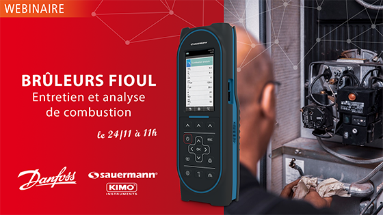 Entretien et analyse de la combustion d'un brûleur à fioul webinaire en ligne