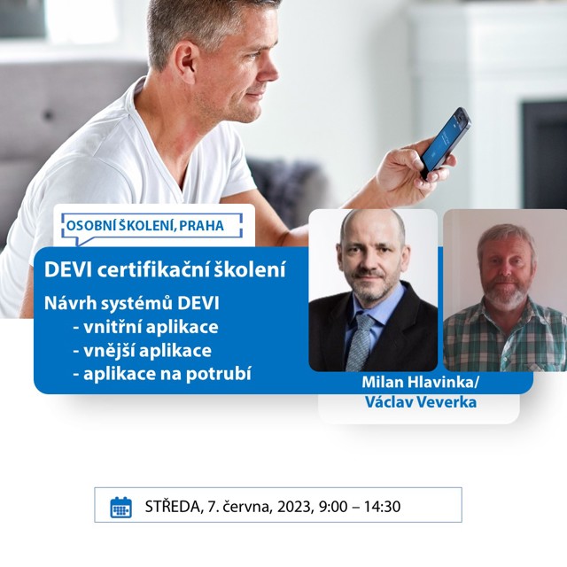 DEVI certifikační školení - osobní školení Praha 2. termín