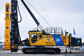 Danfoss helps Junttan deliver the world’s first fully-electric pile driving rig 