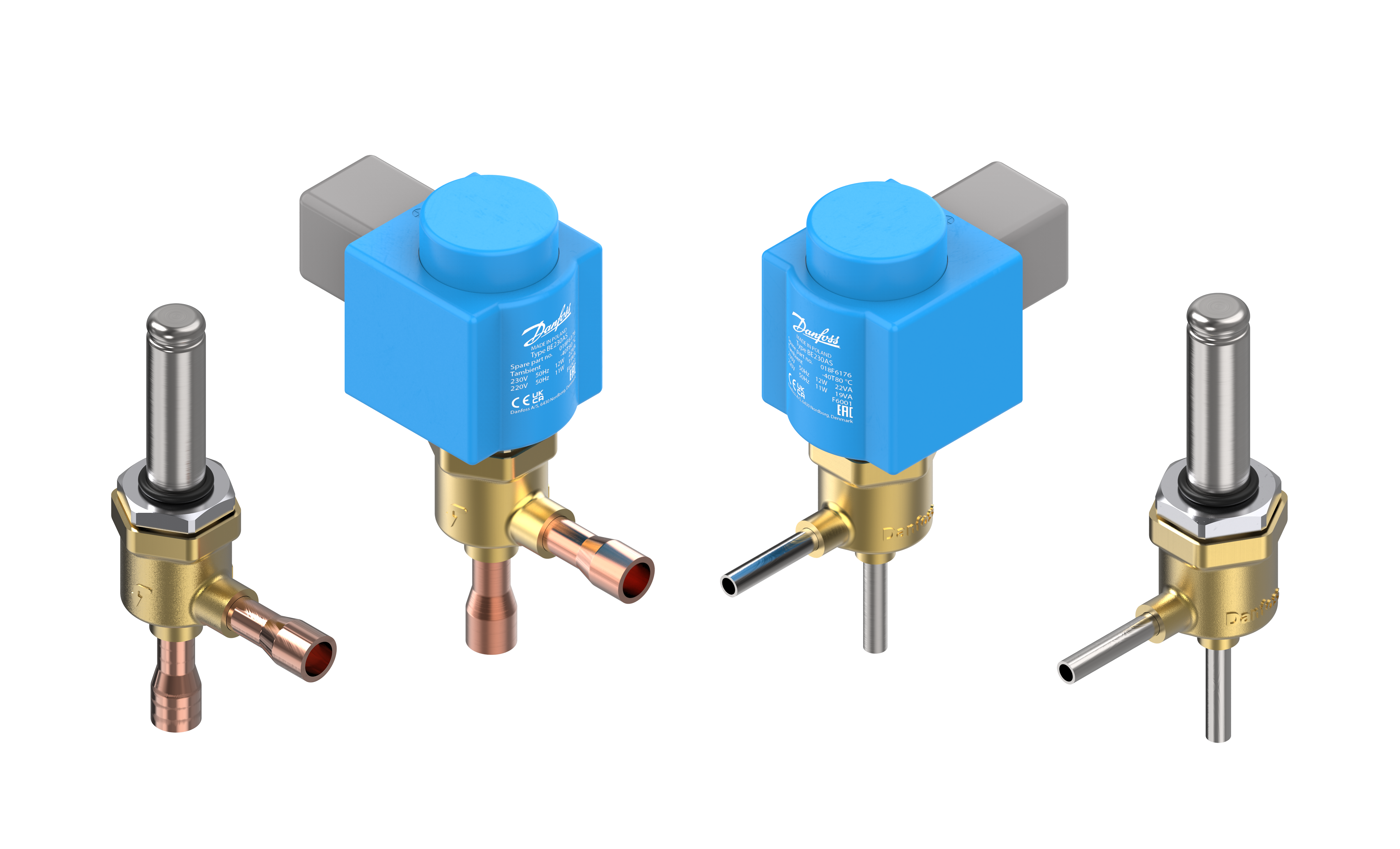 Solenoid valves for CO2